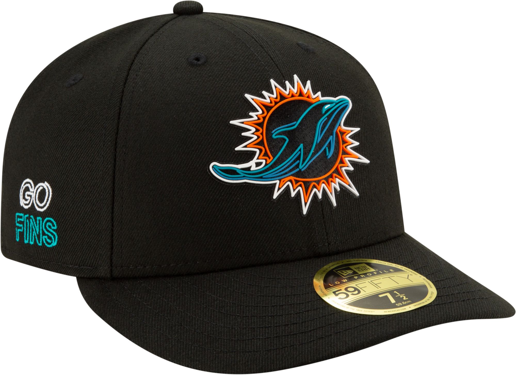 miami dolphins fitted hats