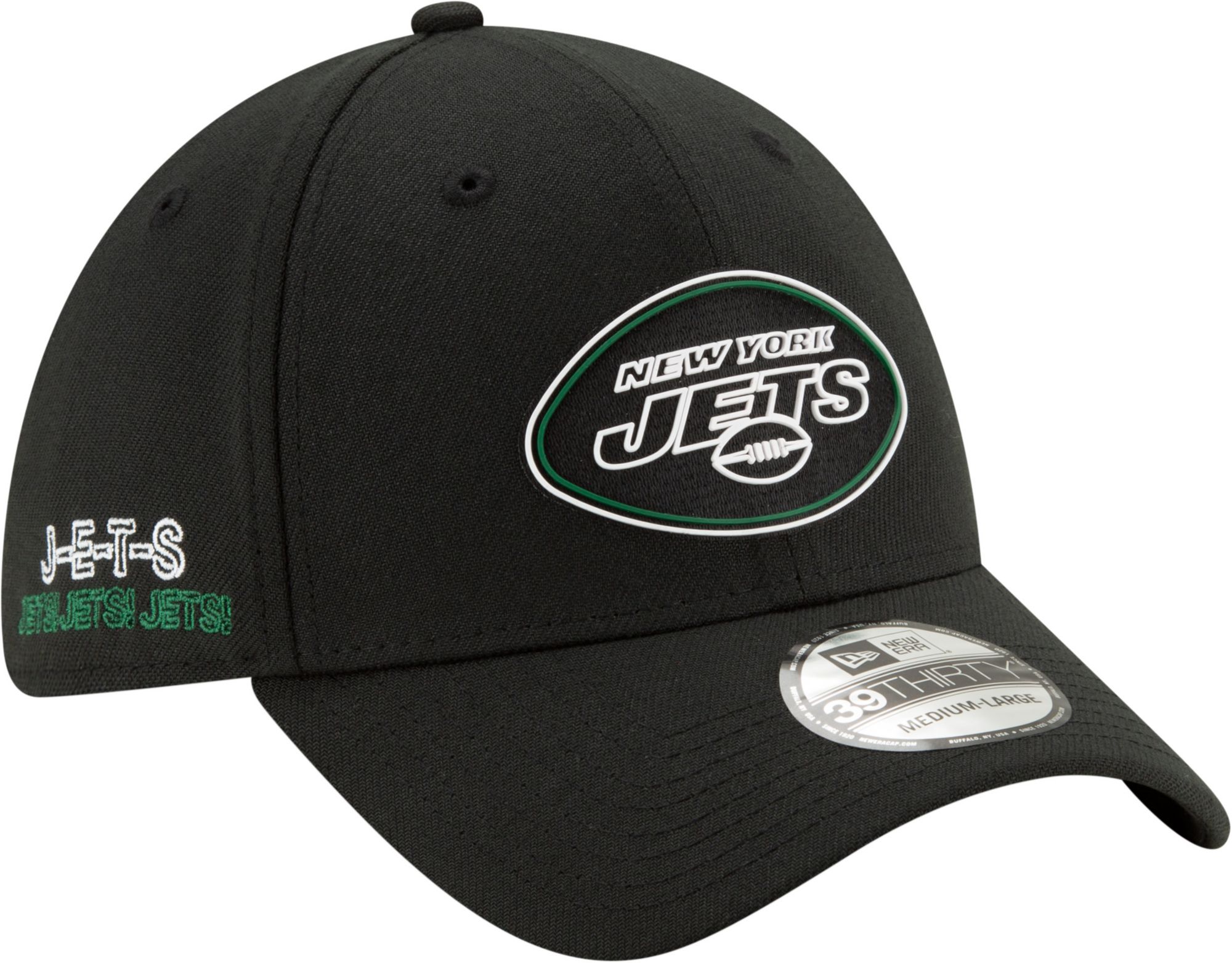 black new york jets hat