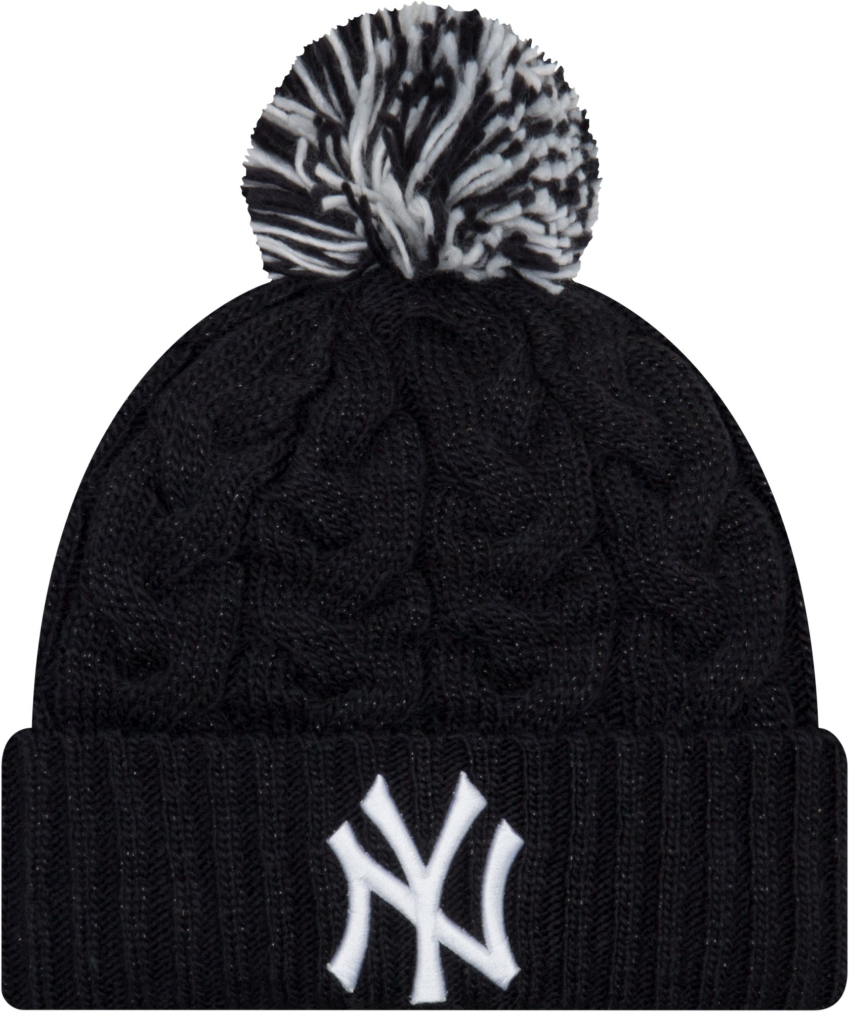 yankees pom pom hat