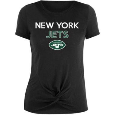sorry, New Era Women's New York Jets Glitter Knot Front Black T-Shirt is currently out of stock
