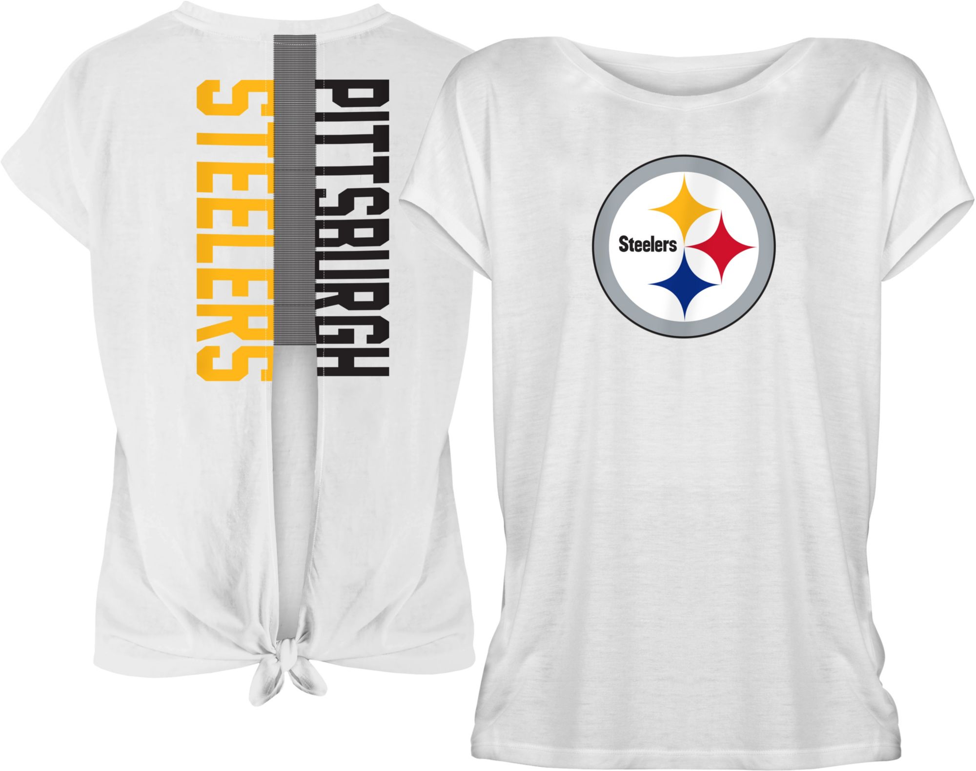 white steelers shirt