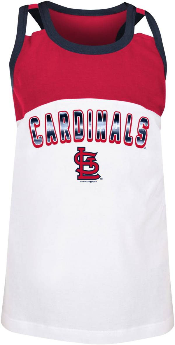 New Era Youth St. Louis Cardinals Red Jersey Tank Top product image
