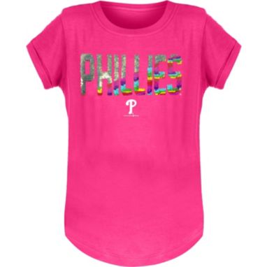 sorry, New Era Youth Girls' Philadelphia Phillies Pink Flip Sequins T-Shirt is currently out of stock
