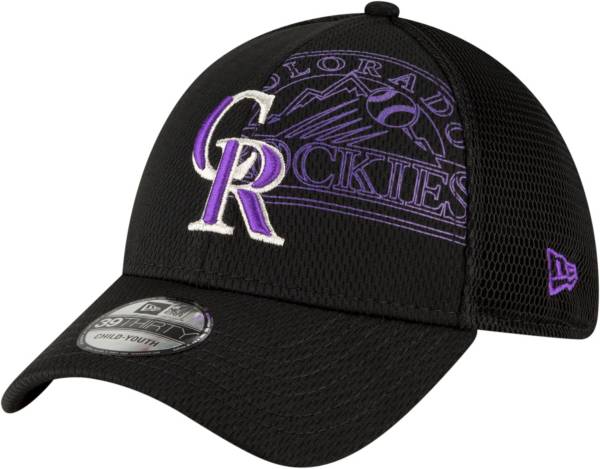 New Era Youth Colorado Rockies 39Thirty Tonel Neo Stretch Fit Hat