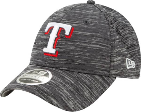 New Era Youth Texas Rangers Gray 9Forty Shadow Neo Adjustable Hat