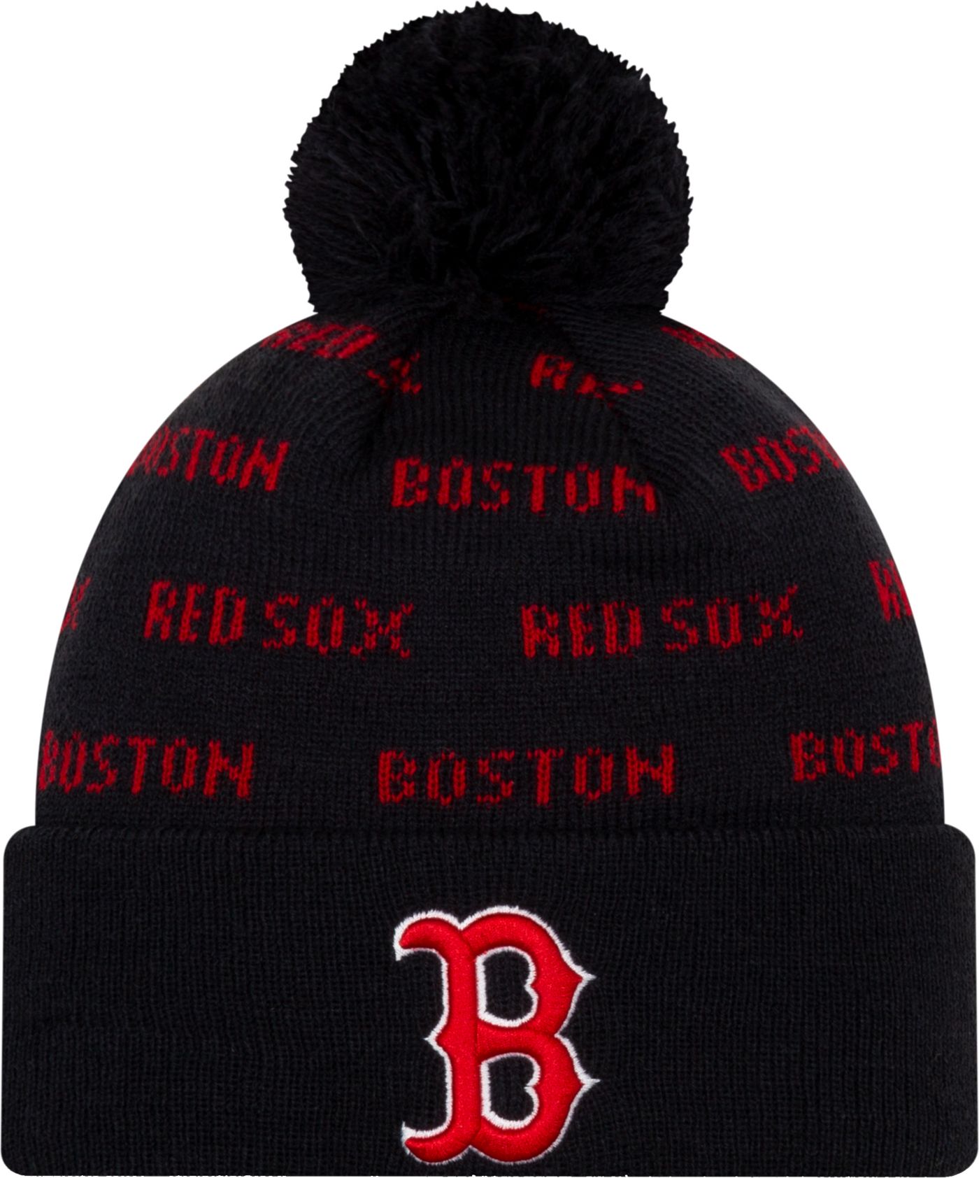 New Era Youth Boston Red Sox Repeat Knit Hat 1