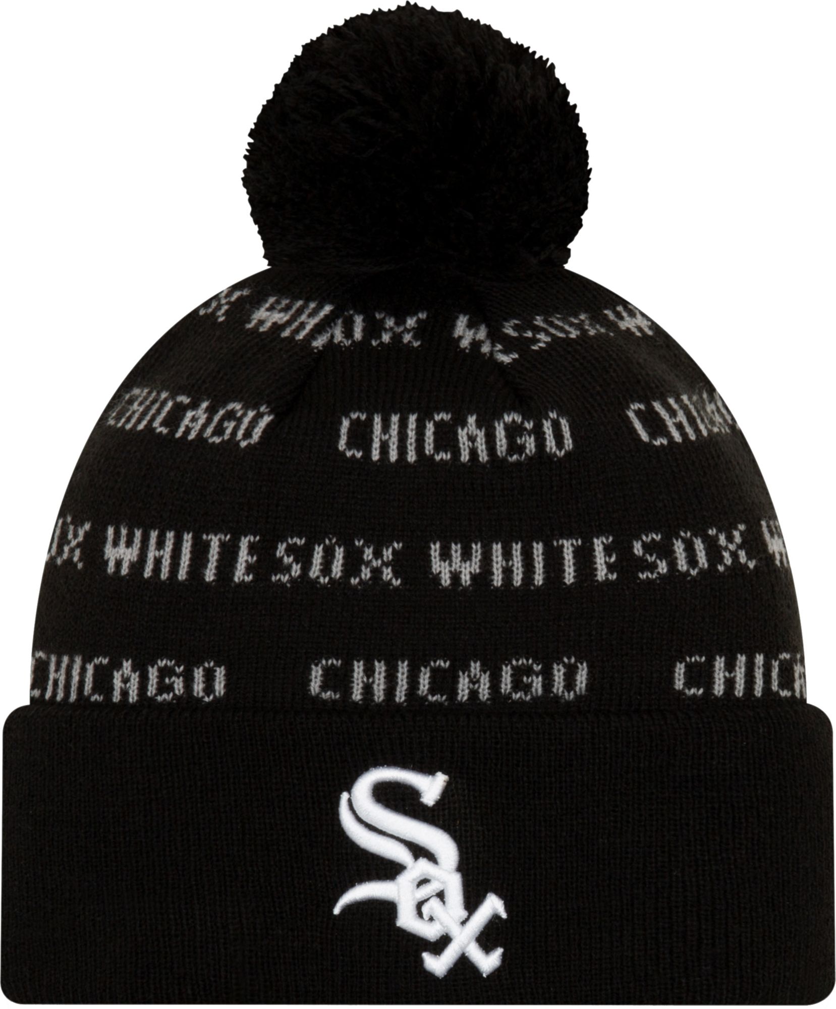 white sox knit hat