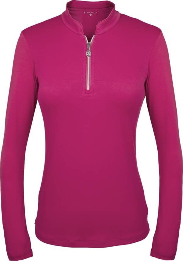 Download Sofibella Women's Mock Neck Long Sleeve Golf Polo | DICK'S ...