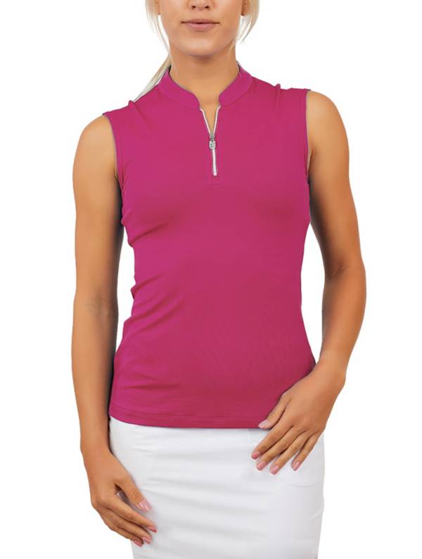 sleeveless golf polo women's