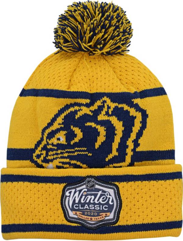 NHL Youth 2020 Winter Classic Nashville Predators Player Pom Knit Beanie