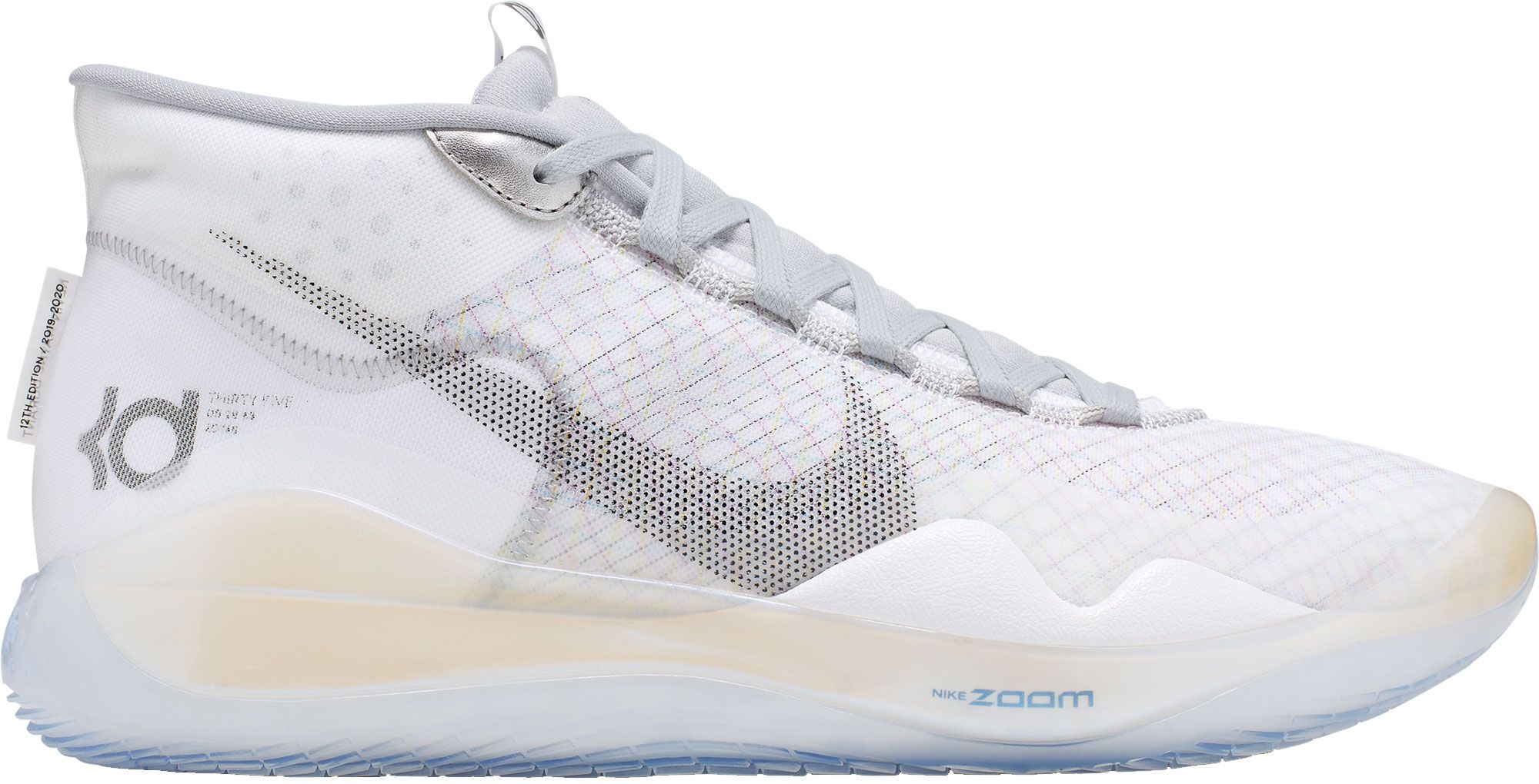 white kd 12 basketball shoes