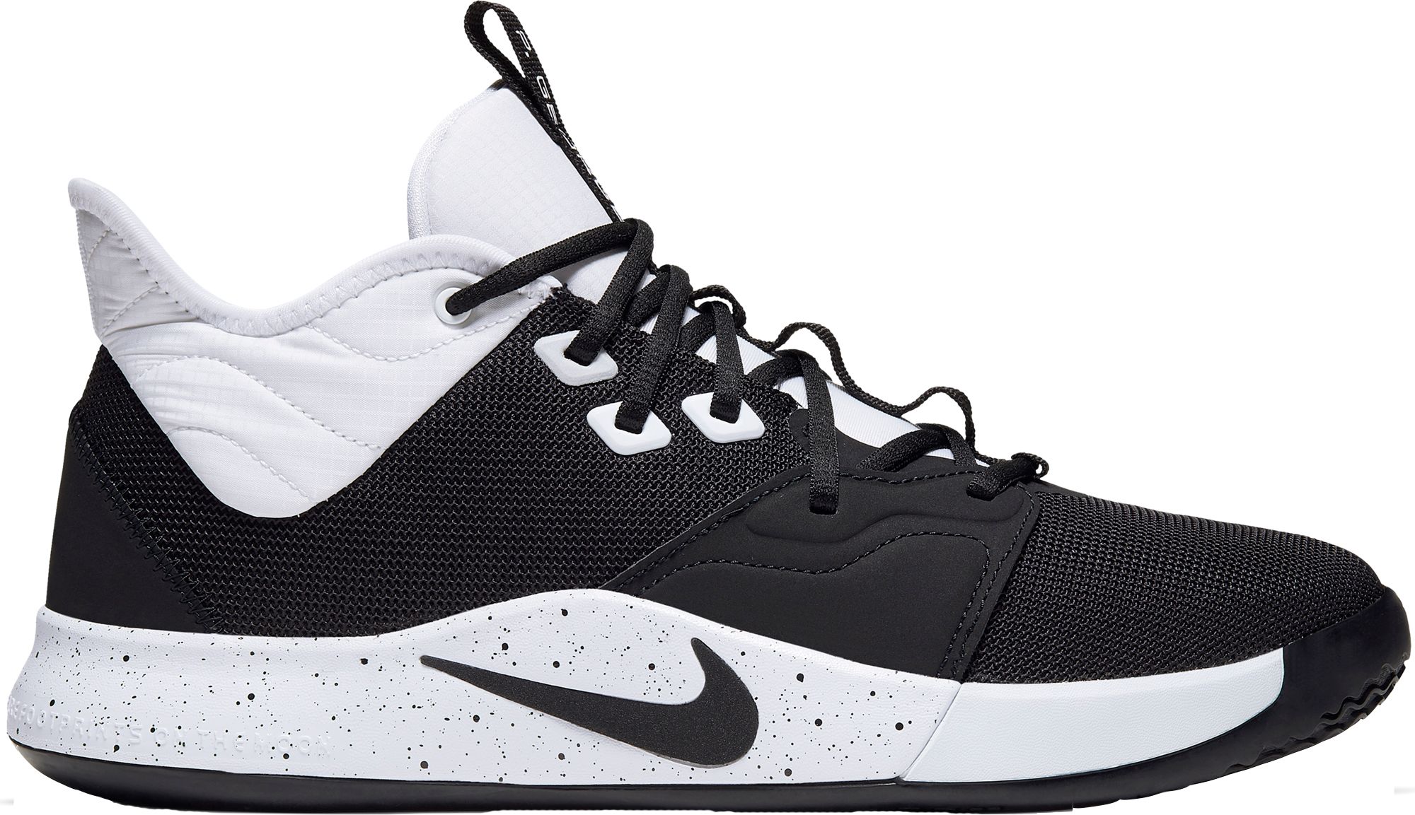 nike pg 3 black and white