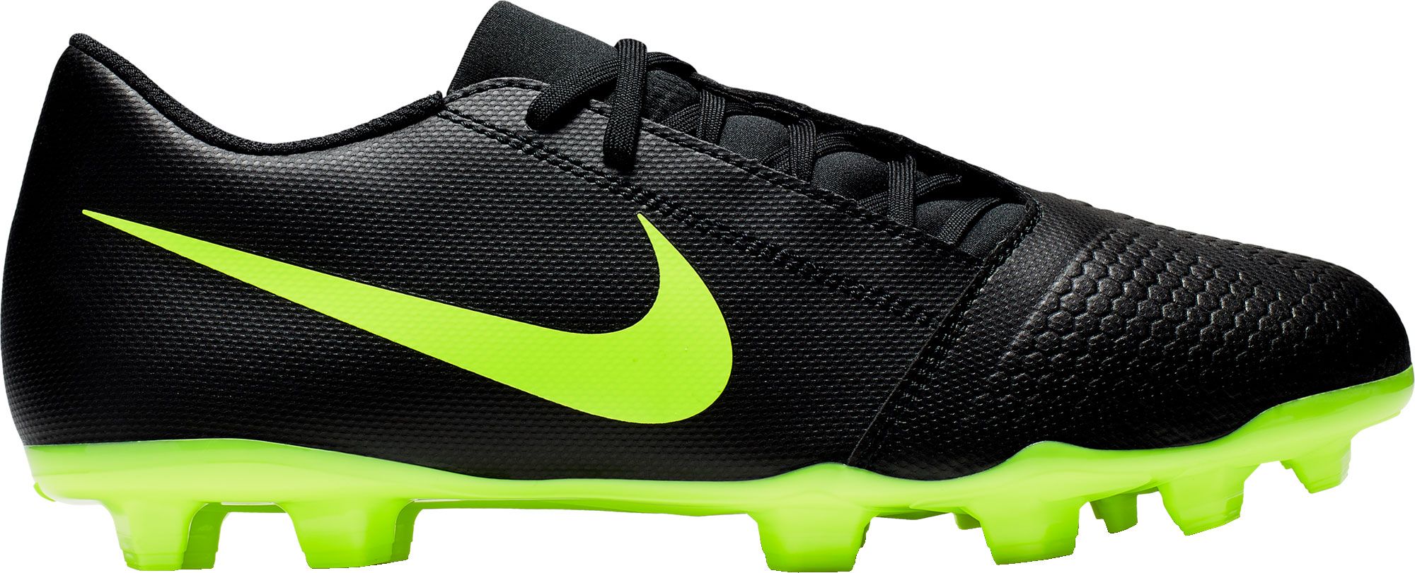 black and green nike soccer cleats