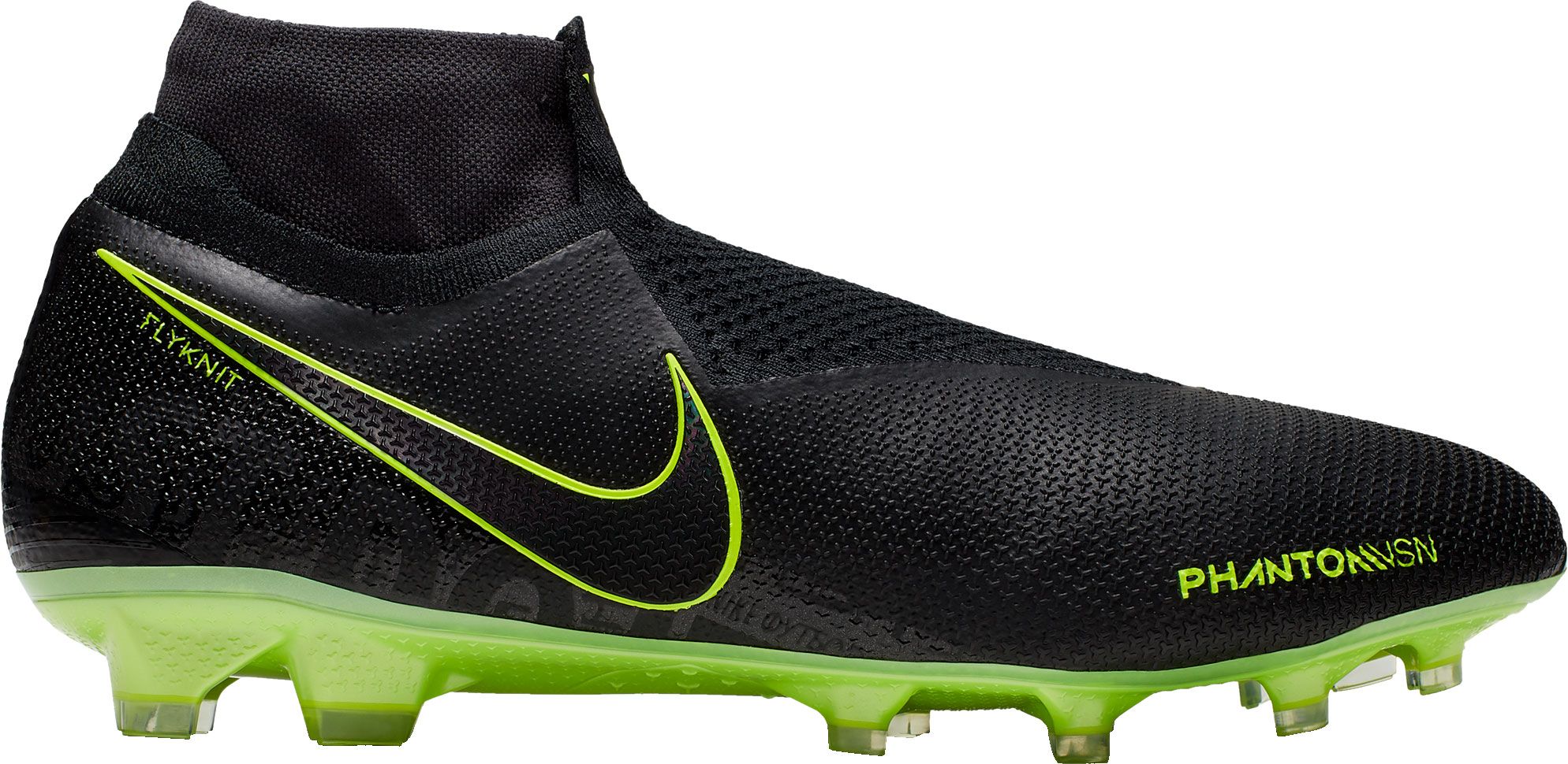 black and green nike soccer cleats