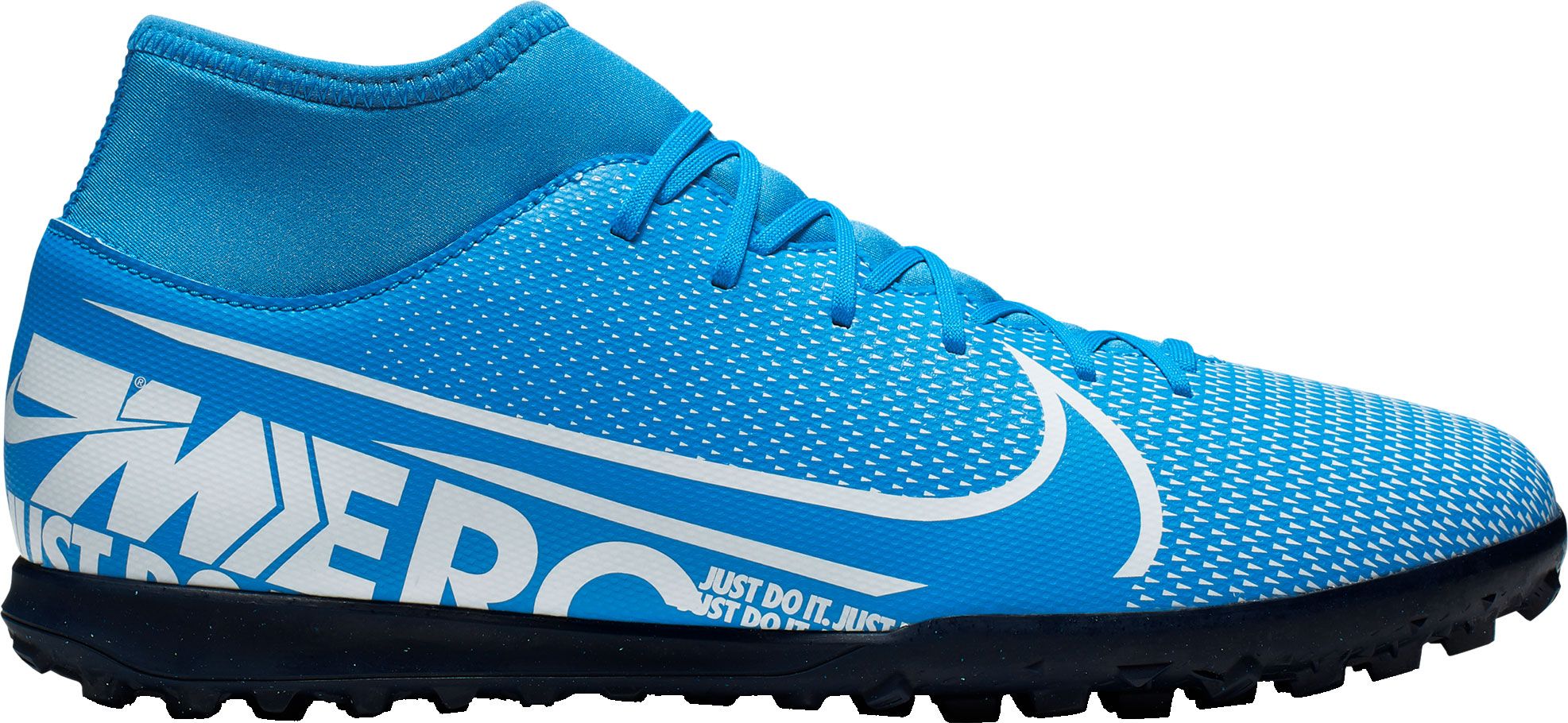 blue nike mercurial indoor soccer shoes