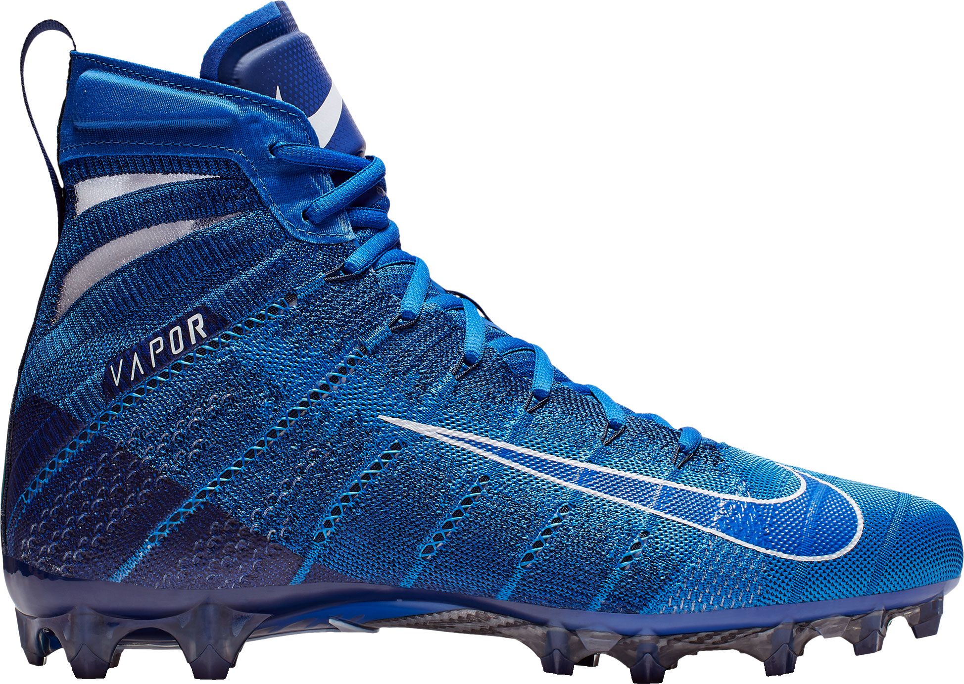 blue football cleats