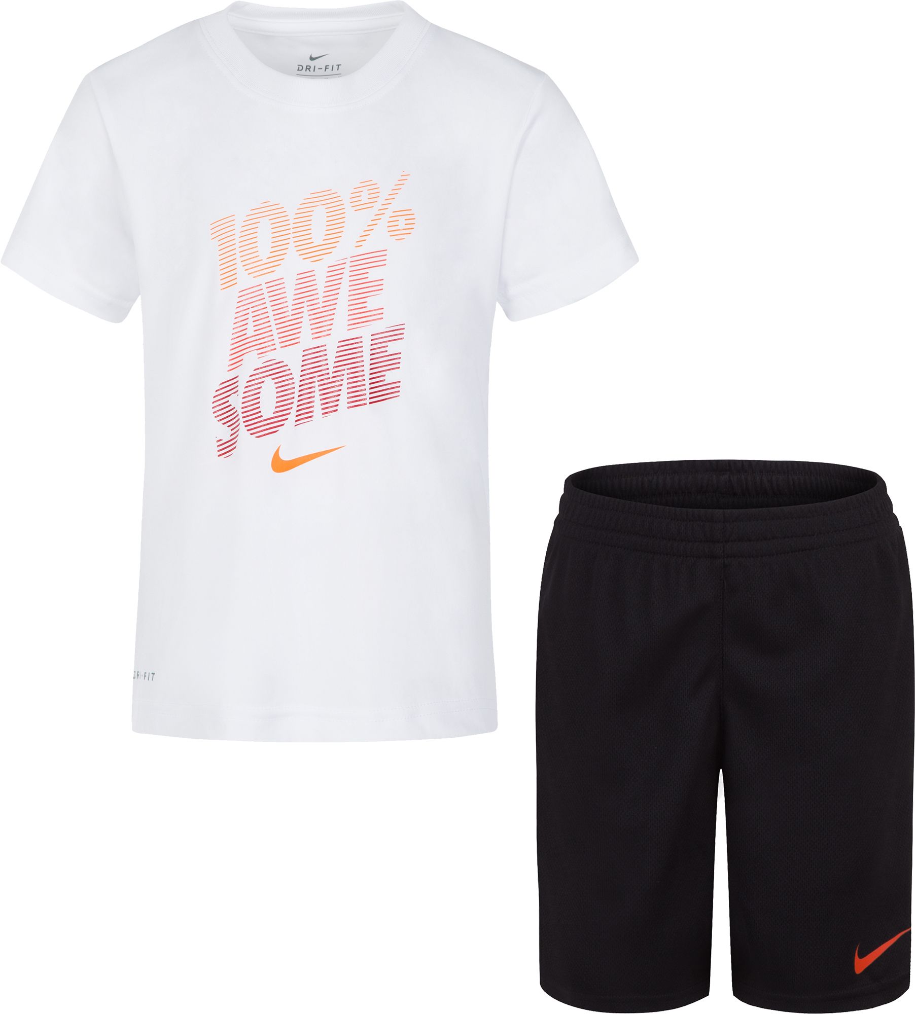 boys nike shorts and t shirt