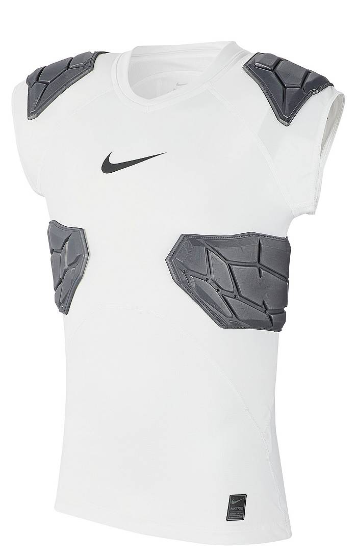 Nike Youth Pro Hyperstrong Sleeveless Football Shirt, Kids, XL, White