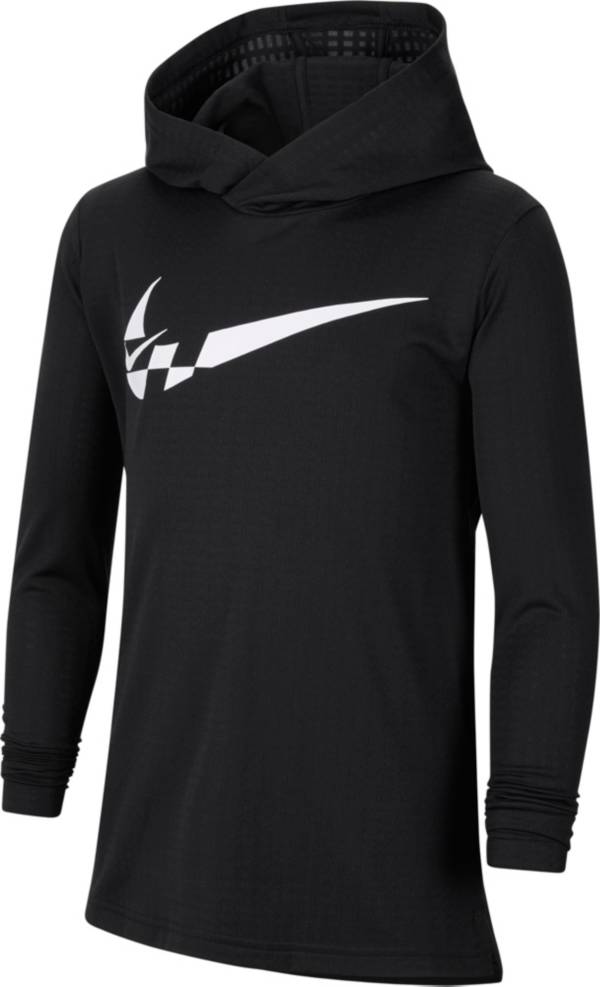 Nike Boys' Breathe Hooded Long Sleeve Shirt | DICK'S Sporting Goods