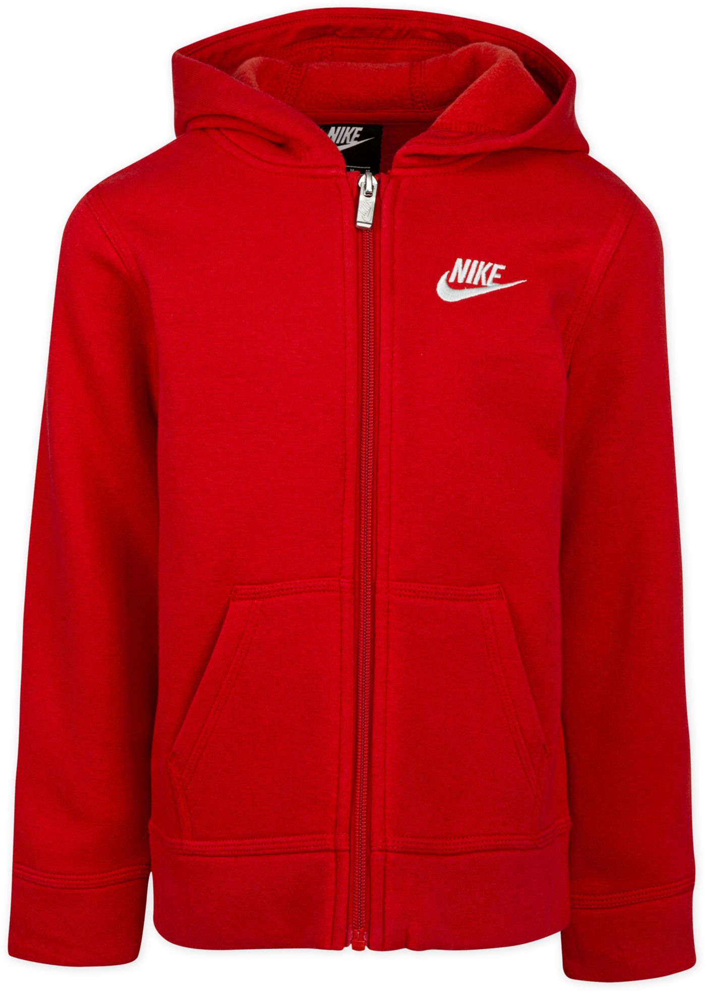 Red nike zip up jacket online