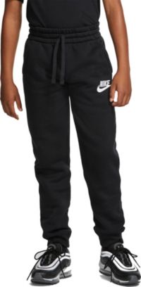 nike club jogging bottoms black