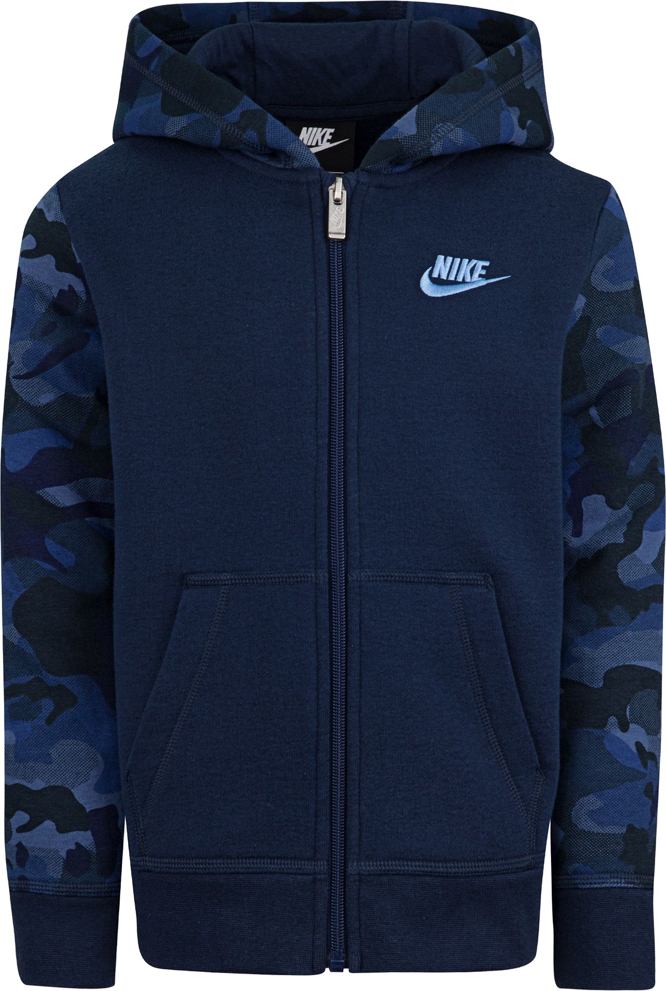 nike blue camouflage hoodie