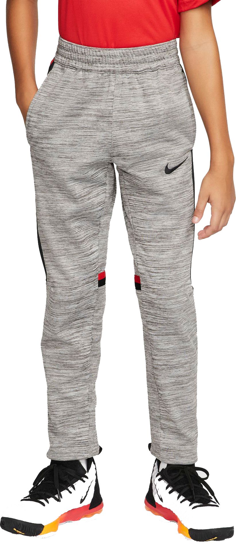 boys nike therma basketball pants