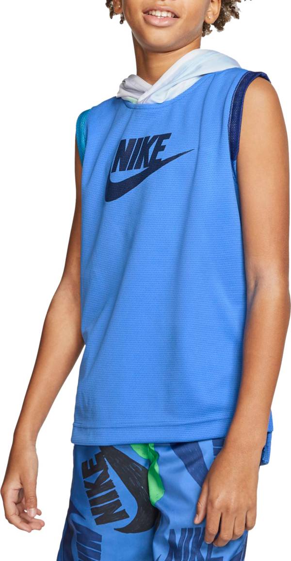 Download Nike Boys' Mesh Sleeveless Hoodie | DICK'S Sporting Goods