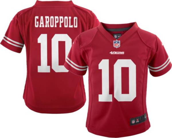 Nike Boys' San Francisco 49ers Jimmy Garoppolo #10 Red Game Jersey