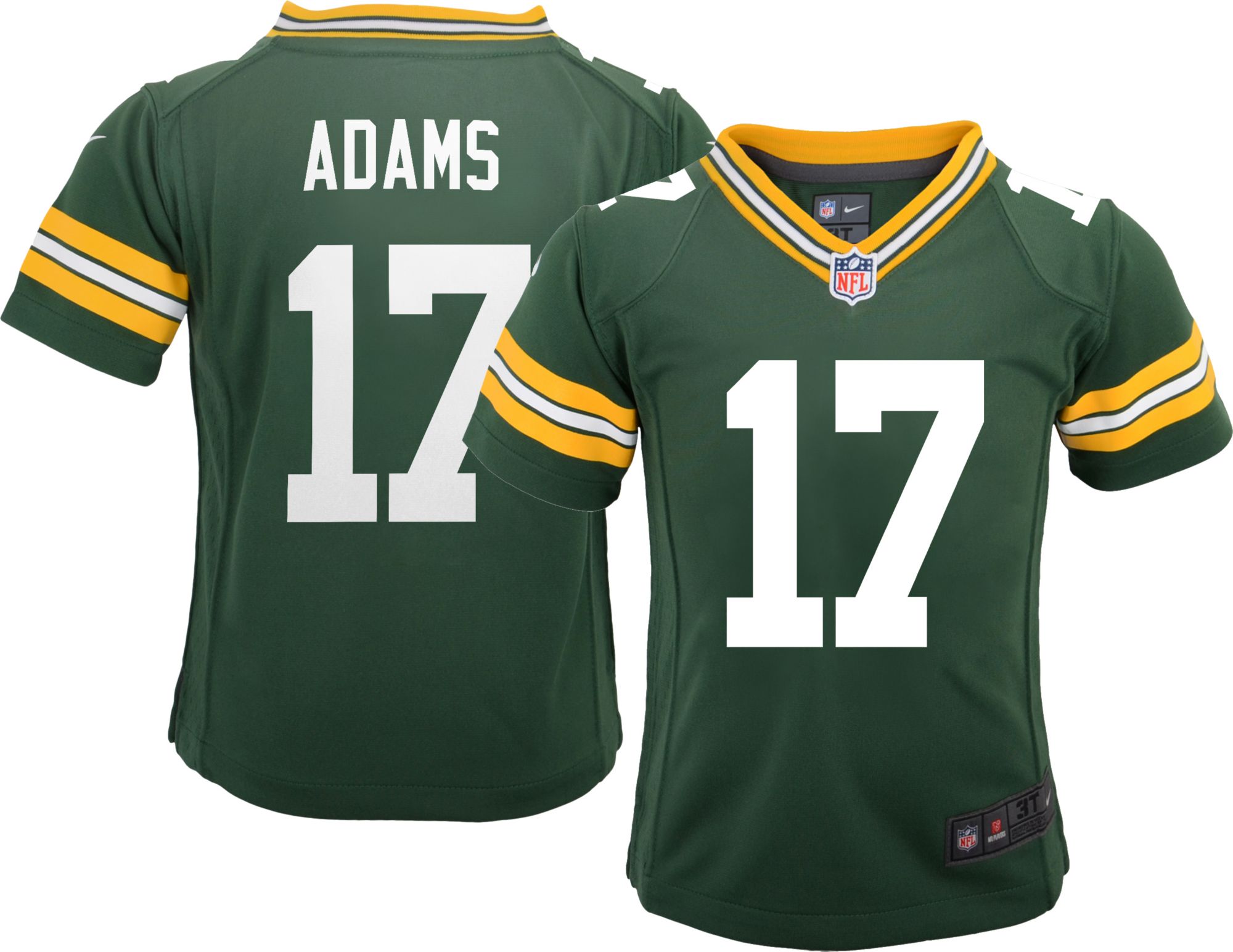 green bay packers game jersey