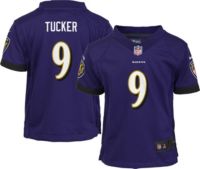 Nike Boys' Baltimore Ravens Justin Tucker #9 Purple Game Jersey