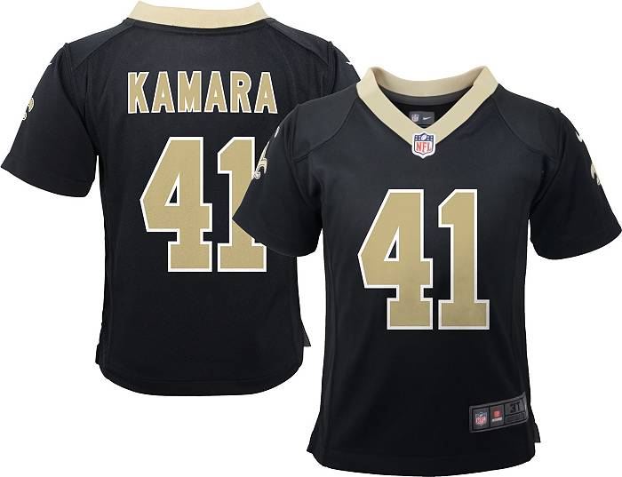 Nike Boys' New Orleans Saints Alvin Kamara #41 Black Game Jersey