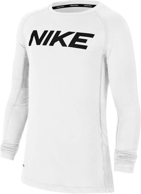 Nike Pro Boys Dri Fit Training Long Sleeve Shirt Dick S Sporting Goods