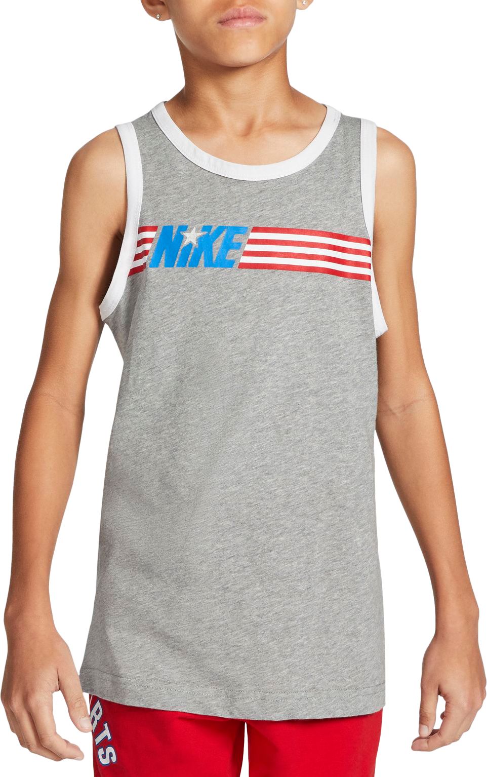 nike boys sleeveless shirt