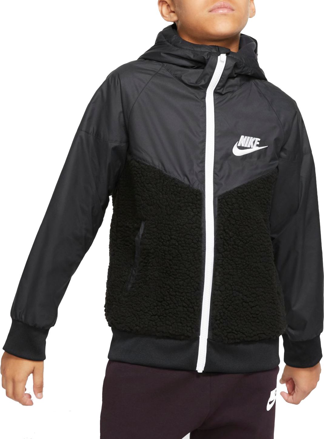nike boys sherpa windrunner