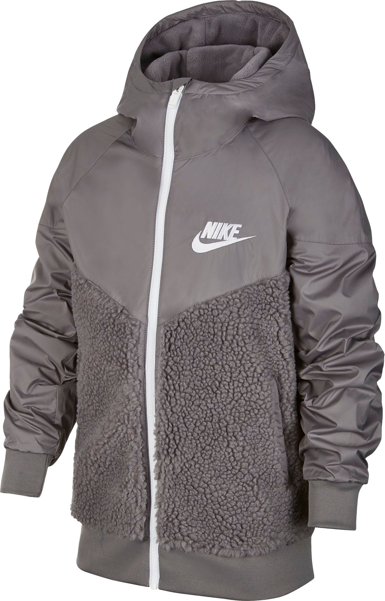 nike women's sportswear sherpa windrunner jacket