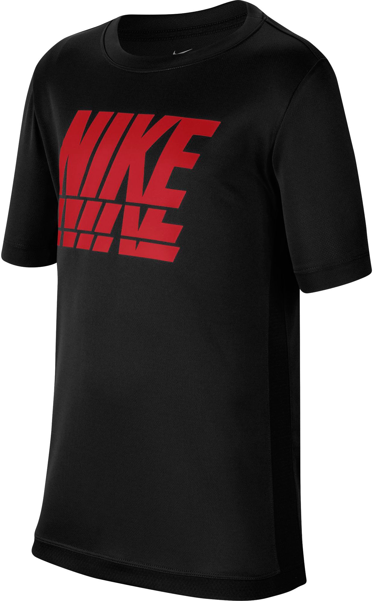 nike black and red t shirt