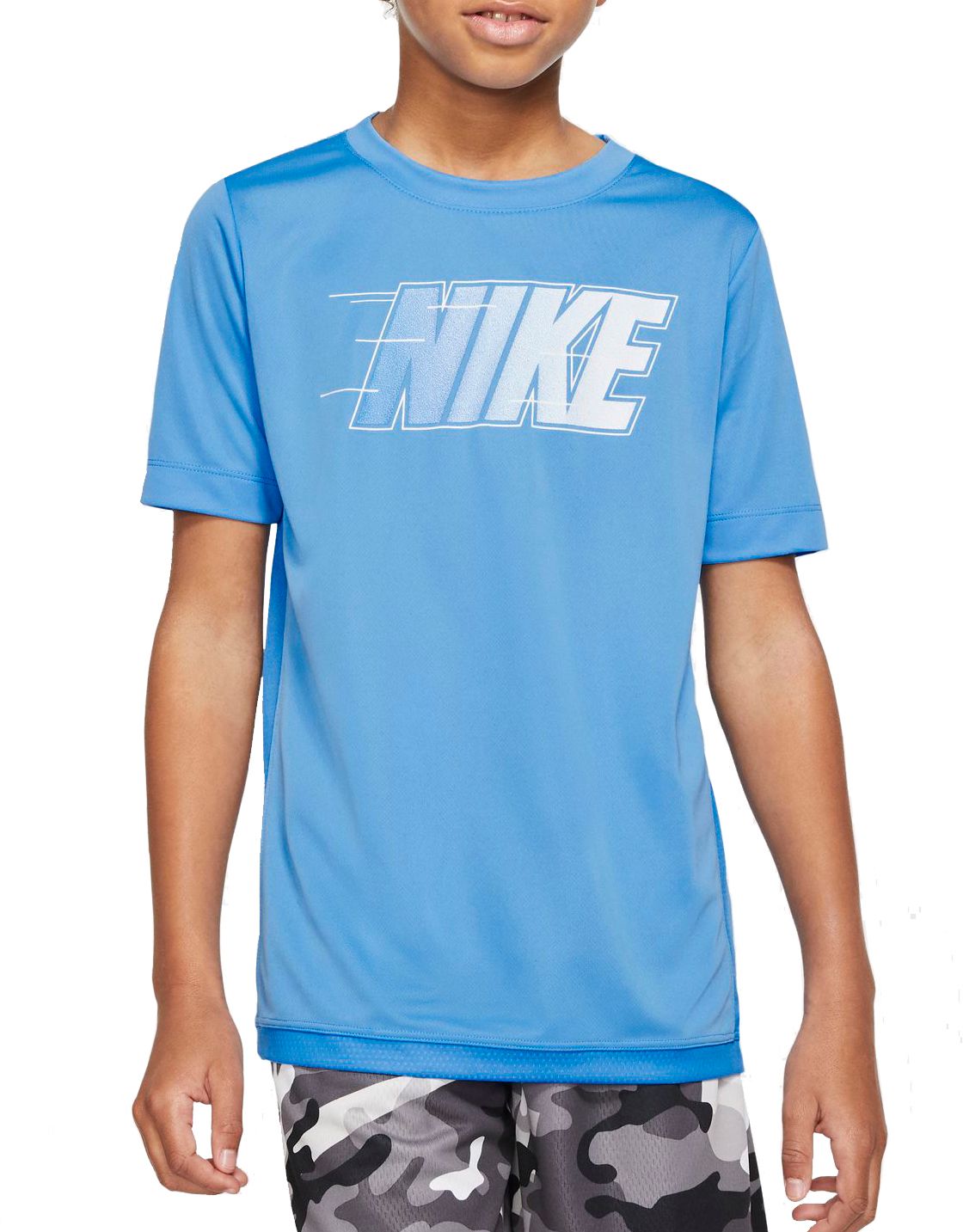 university blue nike shirt