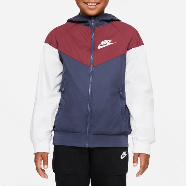 mens nike windbreaker white