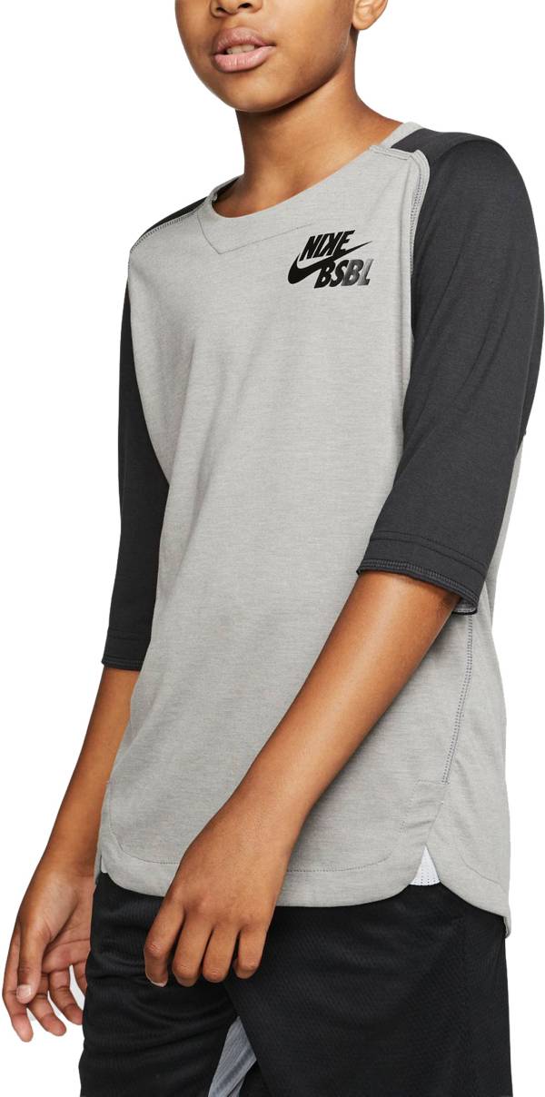 Boys nike baseball shirt sales