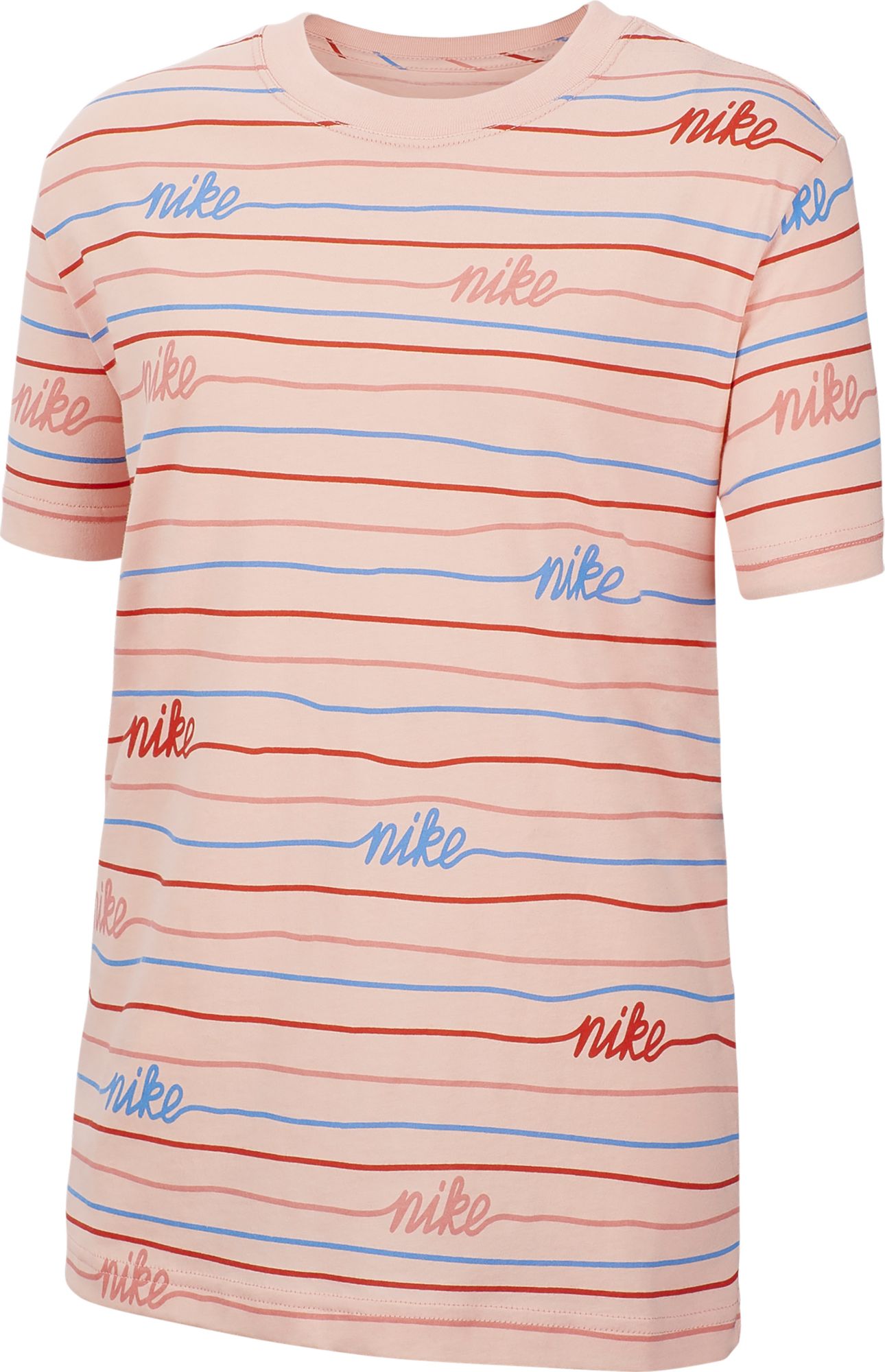 coral nike shirt