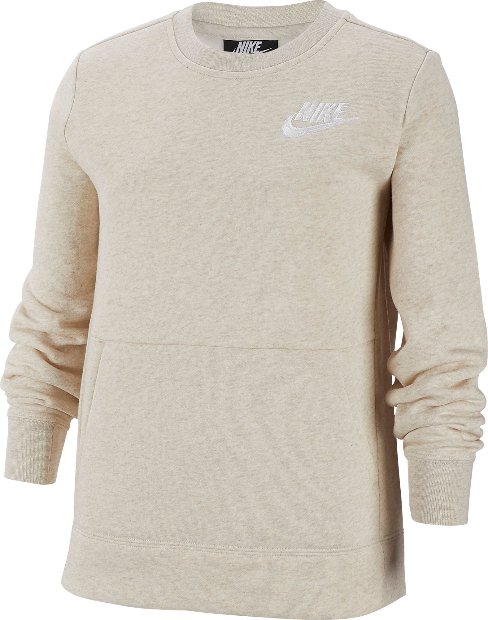 nike white crew neck sweatshirt