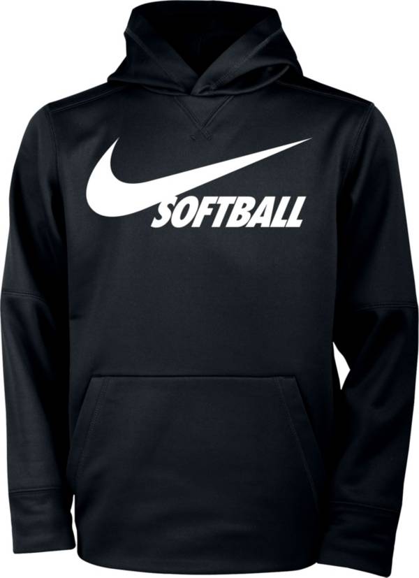 Nike Girls' Therma Pullover Softball Hoodie