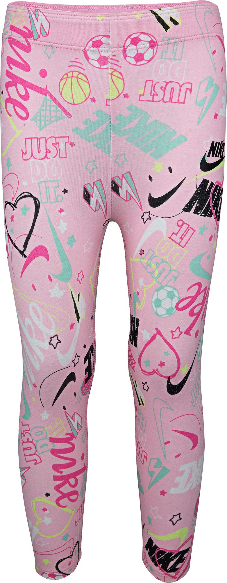 girls pink nike leggings