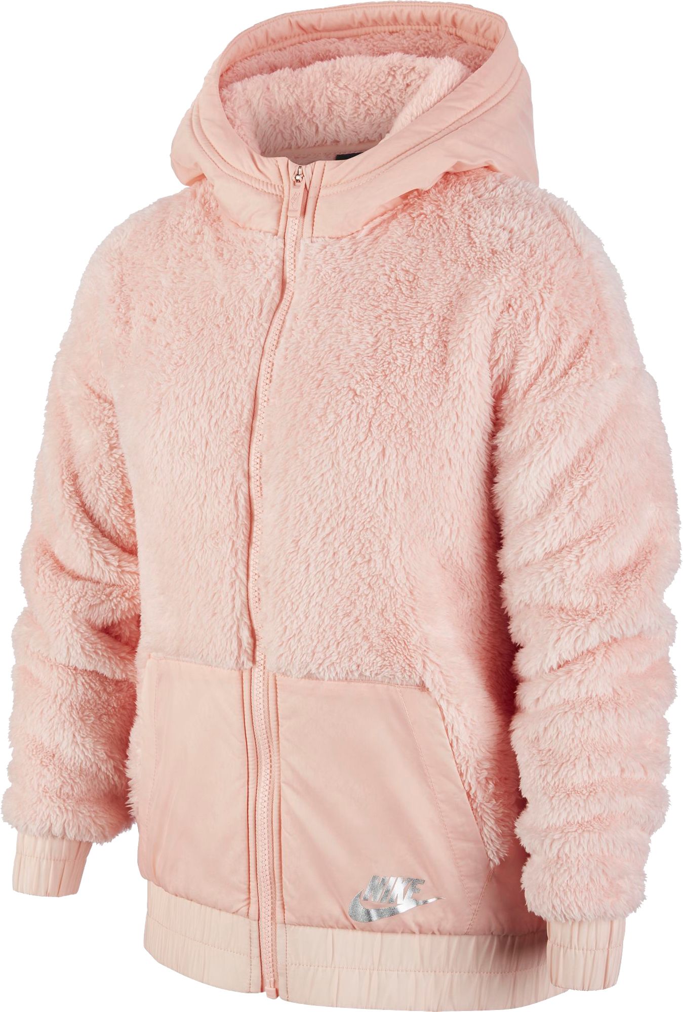 nike women's fuzzy jacket