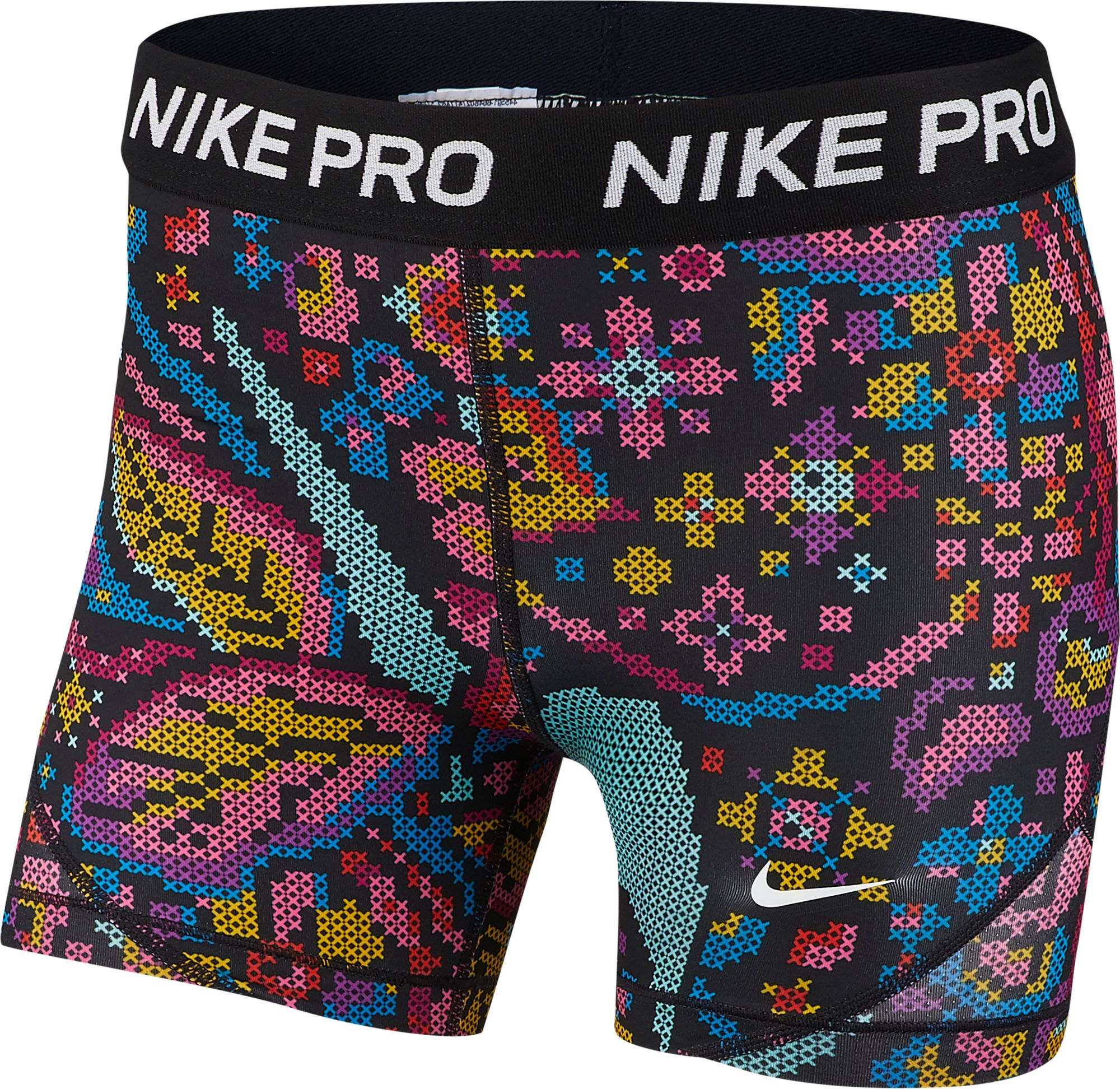 youth nike pro shorts