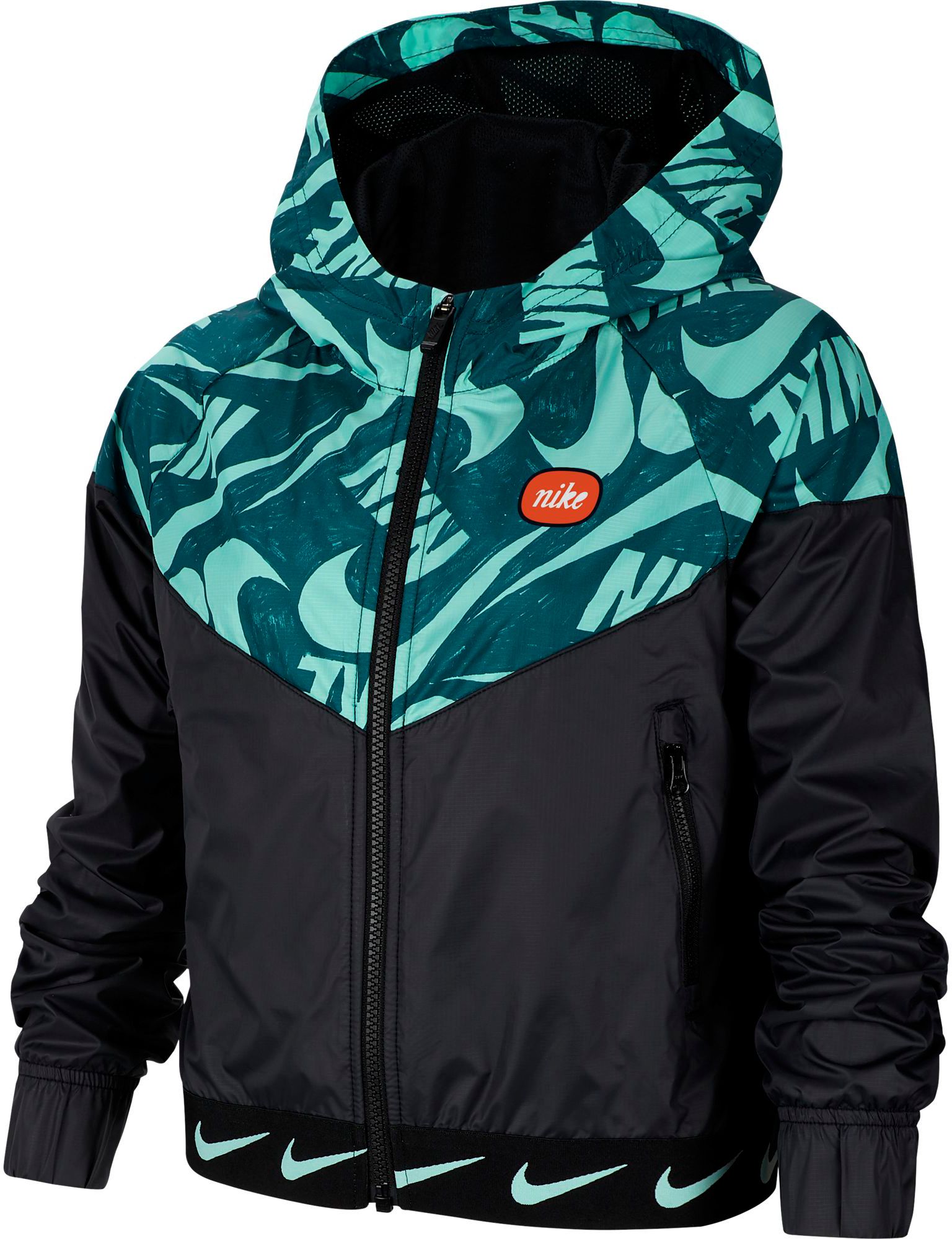 nike printed windrunner