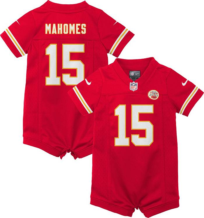 Nike Infant Kansas City Chiefs Patrick Mahomes #15 Red Romper