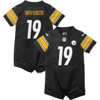 sorry, Nike Infant Pittsburgh Steelers JuJu Smith-Schuster #19 Black Romper Jersey is currently out of stock