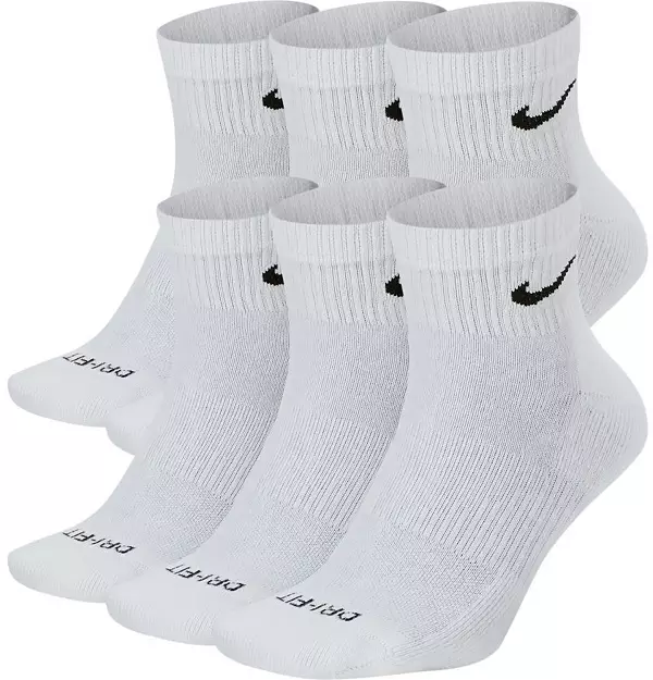 Nike Dri-FIT Everyday Plus Cushioned Training Ankle Socks - 6 Pack